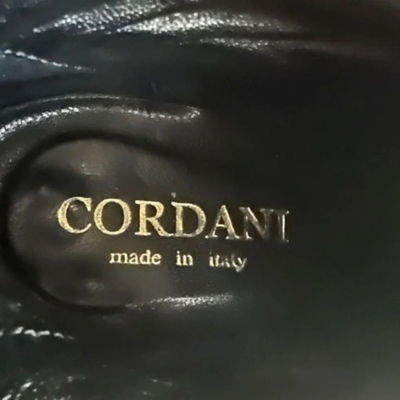 Cordani Vero Cuoio Black Suede & Leather Tall Heeled Boots EU 38.5 US Women's 8 - Picture 8 of 10